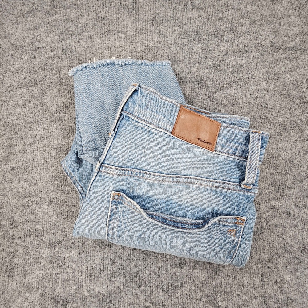 Madewell The Perfect Vintage Jean Womens Size 30 High Rise Straight Light Wash